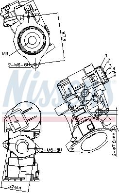 Nissens 98181 - Vanne EGR cwaw.fr