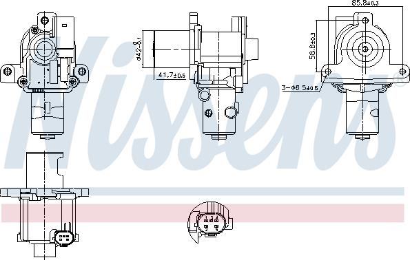 Nissens 98183 - Vanne EGR cwaw.fr