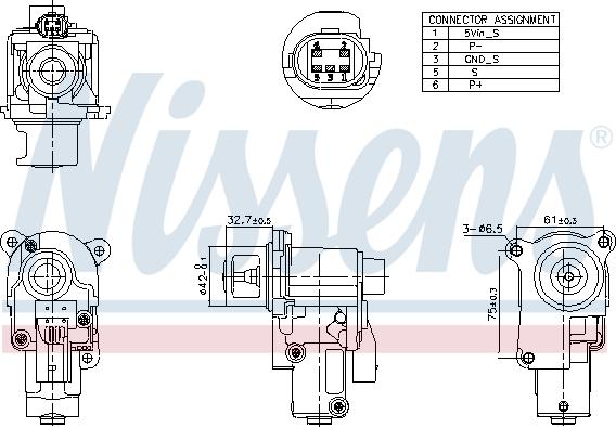 Nissens 98174 - Vanne EGR cwaw.fr