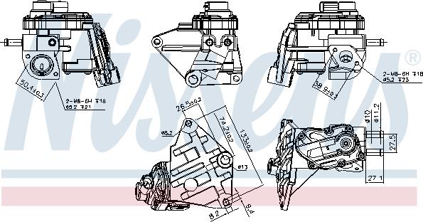 Nissens 98348 - Vanne EGR cwaw.fr