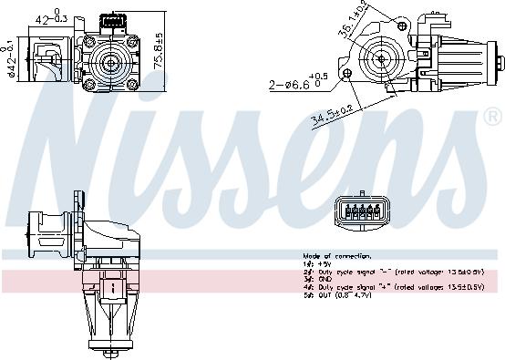 Nissens 98376 - Vanne EGR cwaw.fr