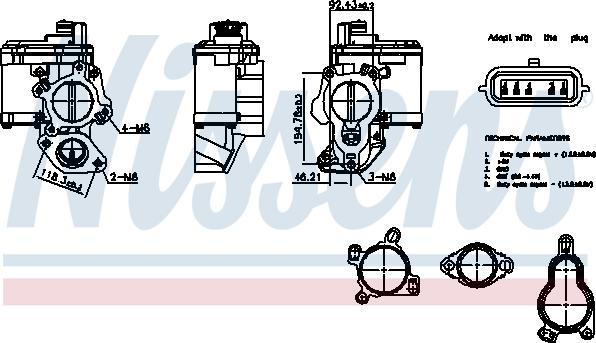 Nissens 98265 - Vanne EGR cwaw.fr