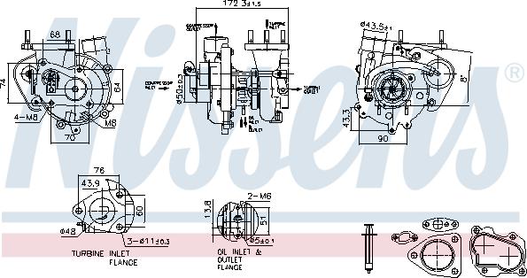 Nissens 93544 - Turbocompresseur, suralimentation cwaw.fr