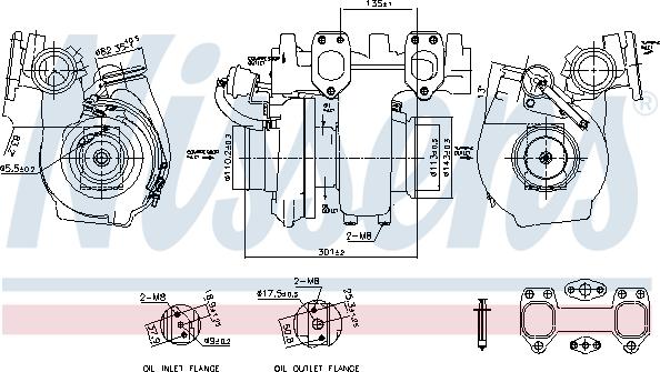 Nissens 93692 - Turbocompresseur, suralimentation cwaw.fr