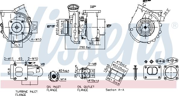 Nissens 93697 - Turbocompresseur, suralimentation cwaw.fr