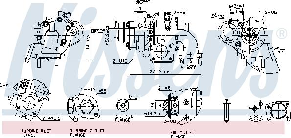 Nissens 93642 - Turbocompresseur, suralimentation cwaw.fr