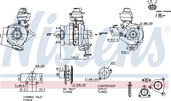 Nissens 93630 - Turbocompresseur, suralimentation cwaw.fr