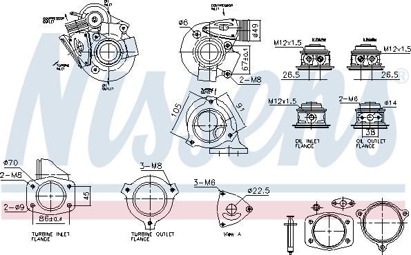 Nissens 93633 - Turbocompresseur, suralimentation cwaw.fr