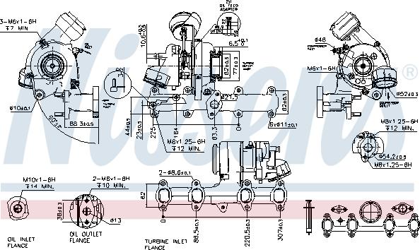 Nissens 93099 - Turbocompresseur, suralimentation cwaw.fr