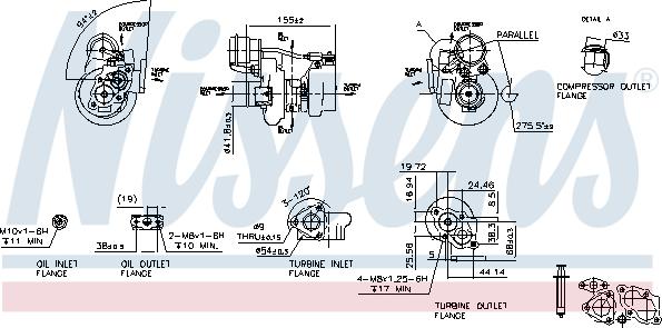 Nissens 93062 - Turbocompresseur, suralimentation cwaw.fr