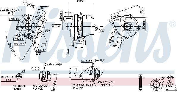 Nissens 93089 - Turbocompresseur, suralimentation cwaw.fr