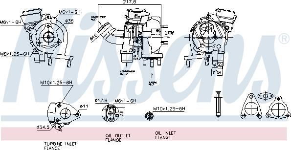 Nissens 93083 - Turbocompresseur, suralimentation cwaw.fr