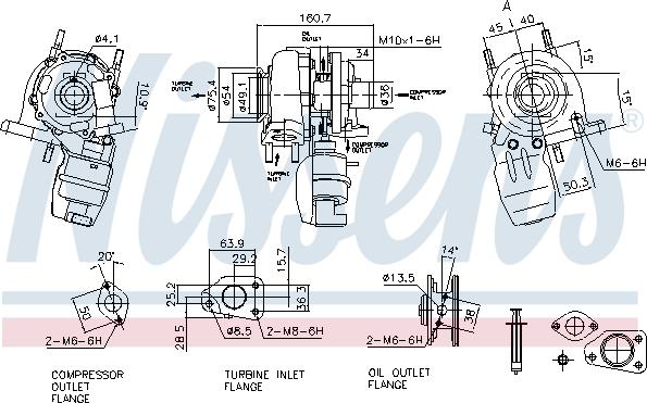 Nissens 93142 - Turbocompresseur, suralimentation cwaw.fr