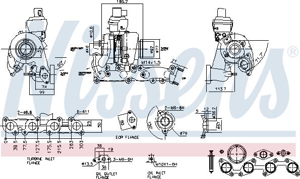 Nissens 93168 - Turbocompresseur, suralimentation cwaw.fr