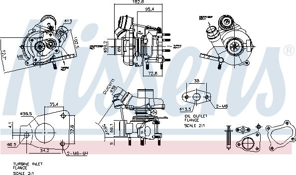 Nissens 93139 - Turbocompresseur, suralimentation cwaw.fr