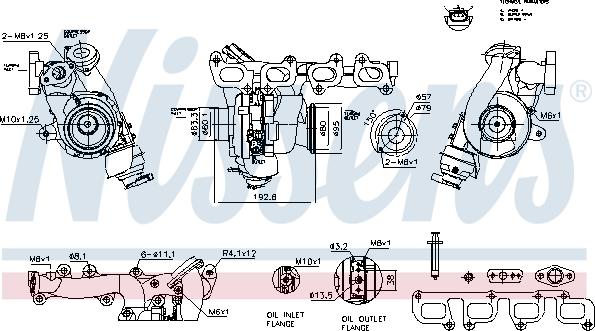 Nissens 93891 - Turbocompresseur, suralimentation cwaw.fr