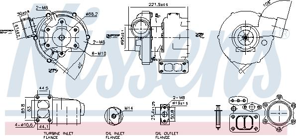 Nissens 93872 - Turbocompresseur, suralimentation cwaw.fr