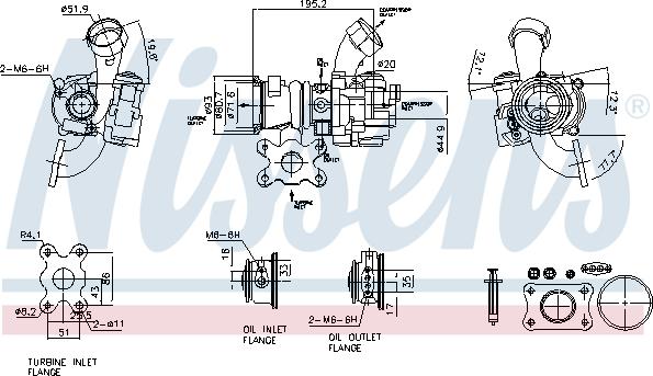 Nissens 93305 - Turbocompresseur, suralimentation cwaw.fr