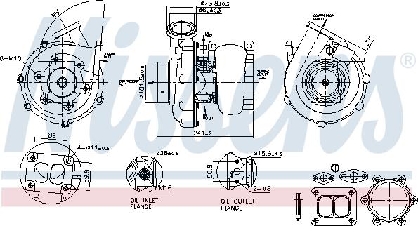 Nissens 93337 - Turbocompresseur, suralimentation cwaw.fr