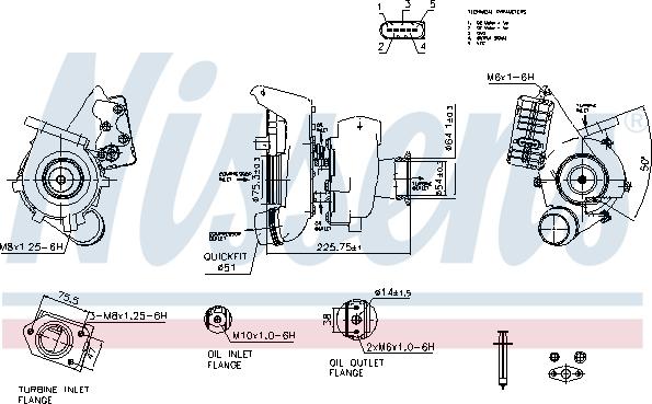 Nissens 93328 - Turbocompresseur, suralimentation cwaw.fr