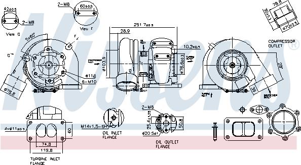 Nissens 93296 - Turbocompresseur, suralimentation cwaw.fr