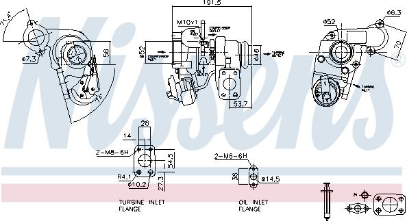 Nissens 93259 - Turbocompresseur, suralimentation cwaw.fr