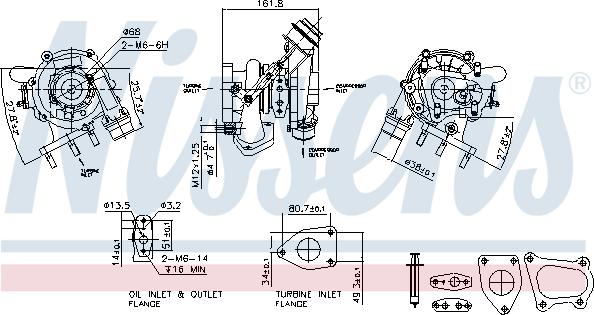 Nissens 93233 - Turbocompresseur, suralimentation cwaw.fr