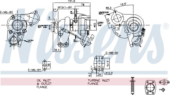 Nissens 93232 - Turbocompresseur, suralimentation cwaw.fr