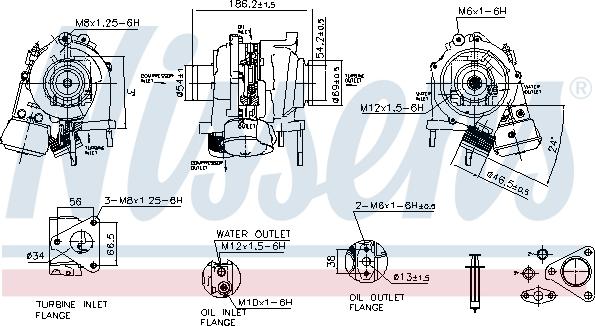 Nissens 93270 - Turbocompresseur, suralimentation cwaw.fr