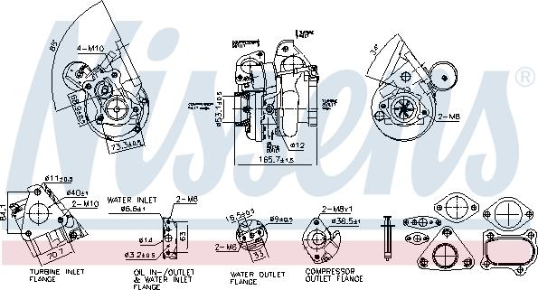 Nissens 93754 - Turbocompresseur, suralimentation cwaw.fr