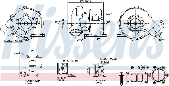 Nissens 93713 - Turbocompresseur, suralimentation cwaw.fr