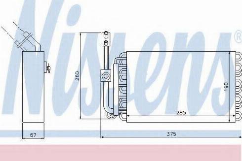 Nissens 92003 - Évaporateur climatisation cwaw.fr