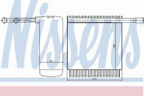 Nissens 92130 - Évaporateur climatisation cwaw.fr