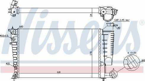 Nissens 690594 - Radiateur, refroidissement du moteur cwaw.fr