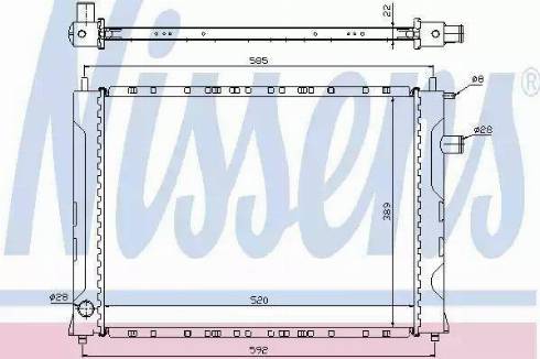 Nissens 64211 - Radiateur, refroidissement du moteur cwaw.fr