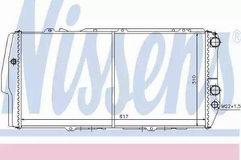 Nissens 60478 - Radiateur, refroidissement du moteur cwaw.fr