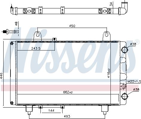 Nissens 696113 - Radiateur, refroidissement du moteur cwaw.fr