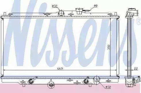 FPS 30 A586-X - Radiateur, refroidissement du moteur cwaw.fr