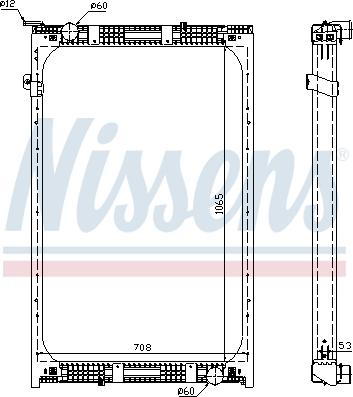 Nissens 67171 - Radiateur, refroidissement du moteur cwaw.fr