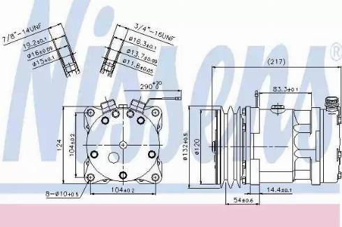 Nissens 899920 - Compresseur, climatisation cwaw.fr