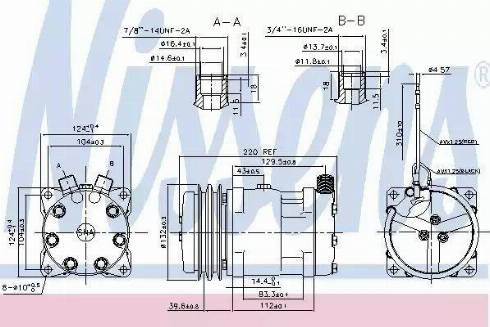 Nissens 89624 - Compresseur, climatisation cwaw.fr