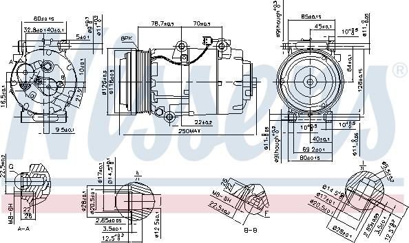 Nissens 890090 - Compresseur, climatisation cwaw.fr