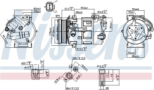 Nissens 890210 - Compresseur, climatisation cwaw.fr