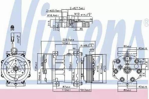 Nissens 89150 - Compresseur, climatisation cwaw.fr