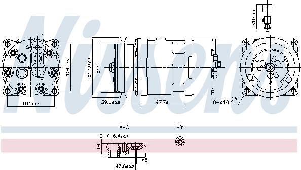 Nissens 891098 - Compresseur, climatisation cwaw.fr