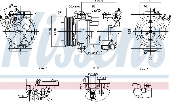 Nissens 891016 - Compresseur, climatisation cwaw.fr