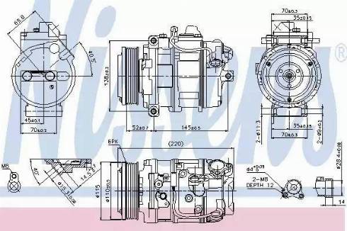 Nissens 89114 - Compresseur, climatisation cwaw.fr