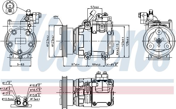 Nissens  89277 - Compresseur, climatisation cwaw.fr