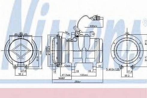 Nissens 89744 - Compresseur, climatisation cwaw.fr