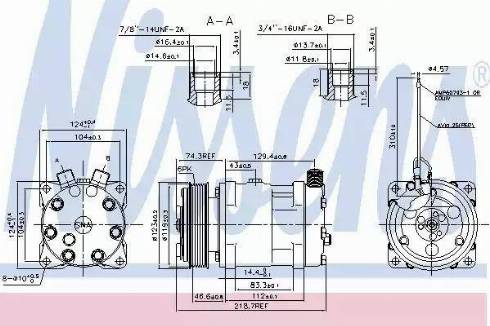 Nissens 89718 - Compresseur, climatisation cwaw.fr